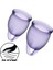 Satisfyer Adet Kapları Lila 2'li Set - Feel Confident Menstrual Cup Lila 1