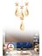 Istanbul Avize Hera 4'lü Gold Kumandalı 3 Renk Ledli Modern LED Avize 6