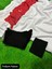 Türkiye Euro 2024 Isimsiz Beyaz Çocuk Forması 4'lü Set (White) ZYN2604 4