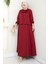 Faylin Ceket Elbise Ikili Takım 1565 - Bordo 3