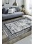 Perra Collection Modern Salon ve Oturma Odası Halısı - Gri Siyah 1