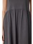 Halter Yaka Basic Yazlık Örme Elbise Antrasit LCR0053 4