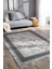 Perra Collection Modern Salon ve Oturma Odası Halısı - Gri Siyah 1