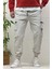 Erkek Kargo Cepli Modelli Paraşüt Jogger Pantolon 3