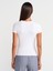 31906 Vücuda Oturan Kısa Kollu T-Shirt-Beyaz 2