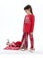 Bisiklet Yaka Uzun Kollu Yılbaşı Temalı Kız Bebek Pijama Takımı (W4) 1