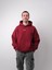 Journey, Bordo Oversize Kapüşonlu Sweatshirt 2
