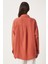 Oversize Basic Müslin Gömlek Şeftali LMX0002 4