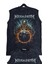 Unisex Megadeth Sırt Baskılı Yıkamalı Kolsuz Vintage Tişört 1