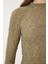 Dantelli Esnek Örme Bluz Haki LCR0054 4