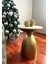 Bowl Modern Yan Sehpa Mantar Bohem Sunta Tabla Alüminyum Gövde 53 x 42 cm Minimalist Demonte 1
