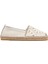Kadın Krem Desenli Espadril 25SFD206914 1