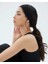Siyah Organik Pamuk Basic Yoga, Pilates, Spor, Koşu, Tenis Saç Bandı 2