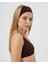 Bordo Kahverengi Organik Pamuk Basic Yoga, Pilates, Spor, Koşu, Tenis Saç Bandı 2