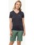 V Yaka Koyu Gri Kadın T-Shirt 1801693_1388 Crosstraıl T Women 1