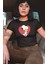Kalpli Snopy Baskılı Crop Top, Kadın Çizgi Temalı Crop Bluz 1