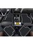 Renault Megane 3 2008-2016 Hatchback Siyah Halı Gri Kenar Petek Topuk 1