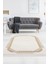 Efsun Modern Salon ve Oturma Odası Halısı - Krem Gold 1