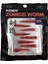 Zombie Worm Lrf Silikonu 4cm 8 Adet Red/blue Glitter 3