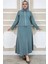 Kadın Manşeti Bağ Ipli Tesettür Takım 3
