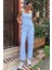 Kalın Askılı Bluz Pantolon Keten Takım 10187 5