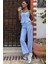 Kalın Askılı Bluz Pantolon Keten Takım 10187 6