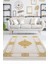 Efsun Modern Salon ve Oturma Odası Halısı - Krem Gold 1