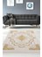 Efsun Modern Salon ve Oturma Odası Halısı - Krem Gold 1