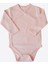 Organik New Dreams 3'lü Uzun Kol Kruvaze Body Pembe 3