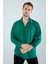 Mevsimlik Keten Dokulu Uzun Kollu Oversize Erkek Geniş Kalıp Gömlek(Ürün Geniş Kesimdir) 7