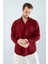 Mevsimlik Keten Dokulu Uzun Kollu Oversize Erkek Geniş Kalıp Gömlek(Ürün Geniş Kesimdir) 5
