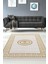 Efsun Modern Salon ve Oturma Odası Halısı - Krem Gold 1