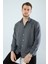 Mevsimlik Keten Dokulu Uzun Kollu Oversize Erkek Geniş Kalıp Gömlek(Ürün Geniş Kesimdir) 5