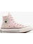Chuck 70 Crafted Laces Unisex Pembe Sneaker 1