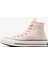 Chuck 70 Crafted Laces Unisex Pembe Sneaker 4