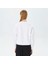Kadın Beyaz Relaxed Fit Sweatshirt 2