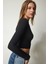 V Yaka 2'li Paket Crop Örme Bluz 2