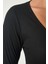 V Yaka 2'li Paket Crop Örme Bluz 4