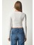 V Yaka 2'li Paket Crop Örme Bluz 8
