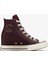 Chuck Taylor All Star Wedge Kadın Bordo Deri Platform Sneaker 1