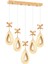 Istanbul Avize Hera Gold 5'li Yemek Masası Kumandalı 3 Renk Ledli Modern LED Avize 2