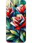 Samsung Galaxy J4 Plus Uyumlu Soyut Origami Gül Deseni Desenli Silikon Kılıf 1