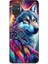Samsung Galaxy A51 Uyumlu Renkli Tüylerde Kurt Ruhu Desenli Silikon Kılıf 1