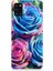 Samsung Galaxy A31 Uyumlu Gökkuşağı Renkli Güller Desenli Silikon Kılıf 1