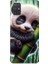 Samsung Galaxy A71 Uyumlu Bambu Tutan Panda Desenli Silikon Kılıf 1