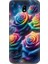 Samsung Galaxy J5 Pro Uyumlu Gökkuşağı Güllerin Patlaması Desenli Silikon Kılıf 1