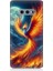 Samsung Galaxy S10E Uyumlu Ateşle Dans Eden Anka Desenli Silikon Kılıf 1