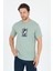 Erkek %100 Pamuk Bisiklet Yaka Kısa Kollu Baskılı T-Shirt Rahat ve Şık Günlük Erkek Tişört 0007 2