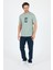 Erkek %100 Pamuk Bisiklet Yaka Kısa Kollu Baskılı T-Shirt Rahat ve Şık Günlük Erkek Tişört 0007 3