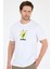 Erkek %100 Pamuk Bisiklet Yaka Kısa Kollu Baskılı T-Shirt Rahat ve Şık Günlük Erkek Tişört 0007 4